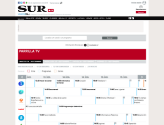 guia-tv.diariosur.es screenshot