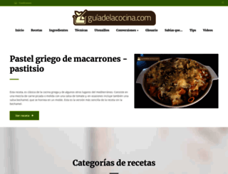 guiadelacocina.com screenshot