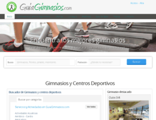 guiagimnasios.com screenshot