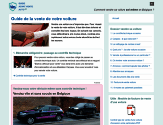 guide-achat-vente-auto.be screenshot