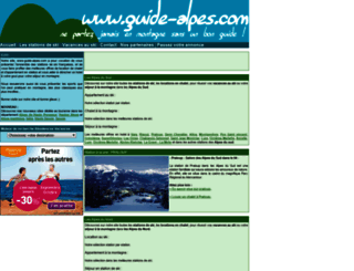 guide-alpes.com screenshot