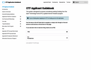 guide.opentech.fund screenshot