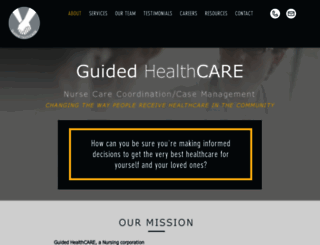 guidedhealthcare.com screenshot