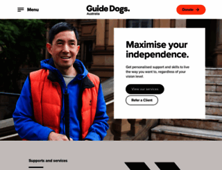 guidedogs.com.au screenshot