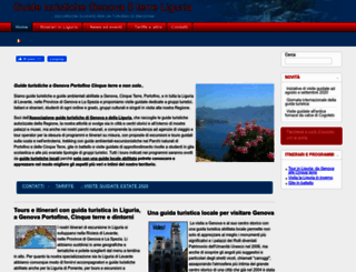 guidegenova5terre.com screenshot