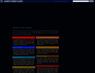 guides.gamercorner.net screenshot