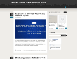guides.how-to-fix-errors.com screenshot