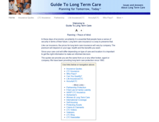 guidetolongtermcare.com screenshot