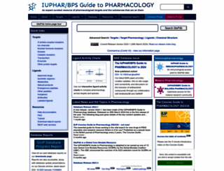 guidetopharmacology.org screenshot