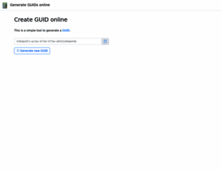 guidgen.com screenshot