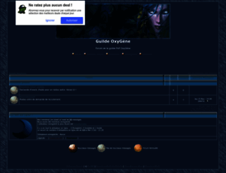 guilde-oxygene.bbactif.com screenshot