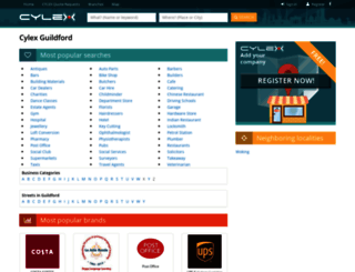 guildford.cylex-uk.co.uk screenshot