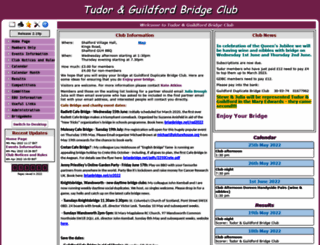 guildfordbridgeclub.org.uk screenshot