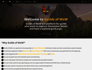 guildsofwow.com screenshot