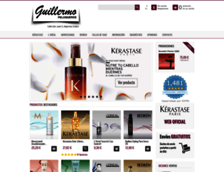 guillermopeluqueros.com screenshot