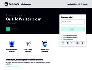 guillewriter.com screenshot