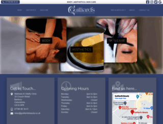 guilliard-beauty.com screenshot