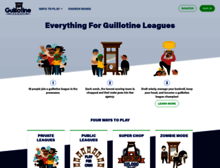 guillotineleagues.com screenshot