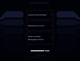 guillotinpoilvet.com screenshot