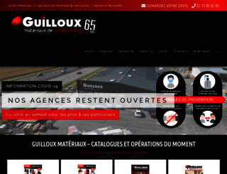 guillouxmateriaux.com screenshot