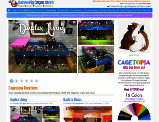 guineapigcagesstore.americommerce.com screenshot
