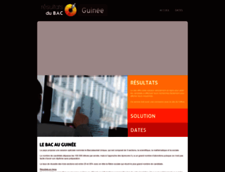 guinee.resultats-bac.info screenshot
