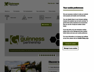 guinnesspartnership.com screenshot