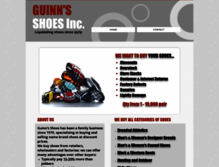guinnsshoes.com screenshot