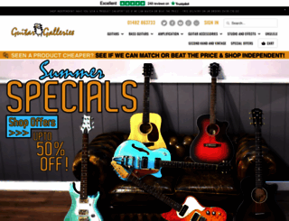 guitar-galleries.co.uk screenshot