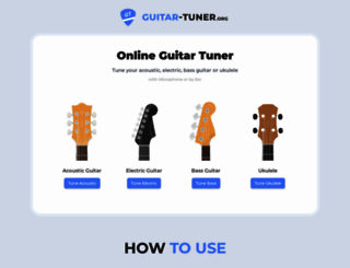 guitar-tuner.org screenshot