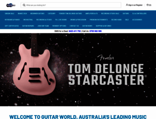 guitar.com.au screenshot