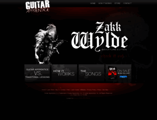 guitarapprentice.com screenshot