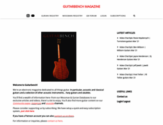 guitarbench.com screenshot