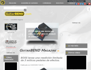 guitarbend.com screenshot