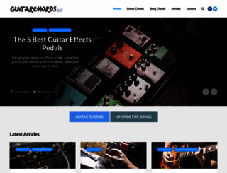 guitarchords247.com screenshot