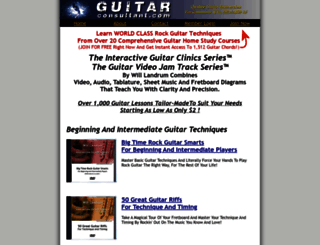guitarconsultant.com screenshot