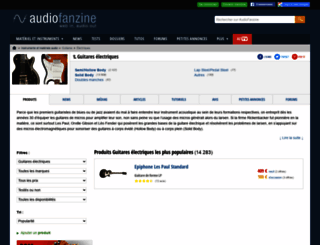 guitare-electrique.audiofanzine.com screenshot