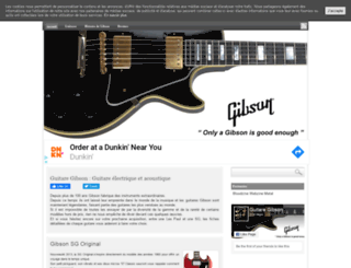 guitare-gibson.com screenshot