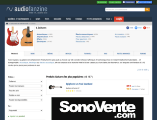guitare.audiofanzine.com screenshot