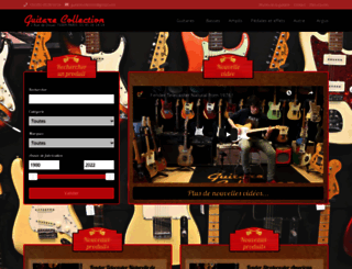 guitarecollection.com screenshot