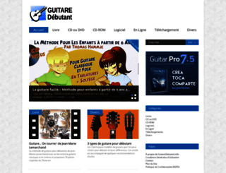 guitaredebutant.info screenshot