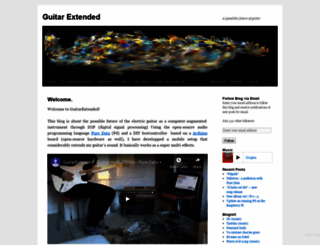 guitarextended.wordpress.com screenshot