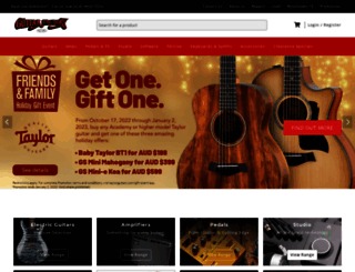 guitarfactory.com.au screenshot