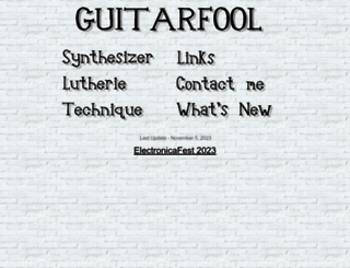 guitarfool.com screenshot