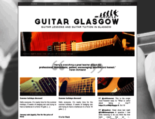 guitarglasgow.com screenshot