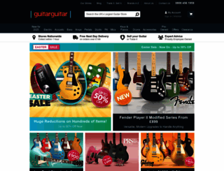 guitarguitar.co.uk screenshot