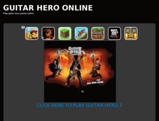guitarheroonline.net screenshot