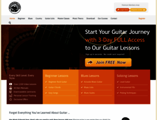 guitarjamz.com screenshot