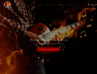 guitarlessonsjamestown.com screenshot