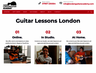 guitarlessonslondon.london screenshot